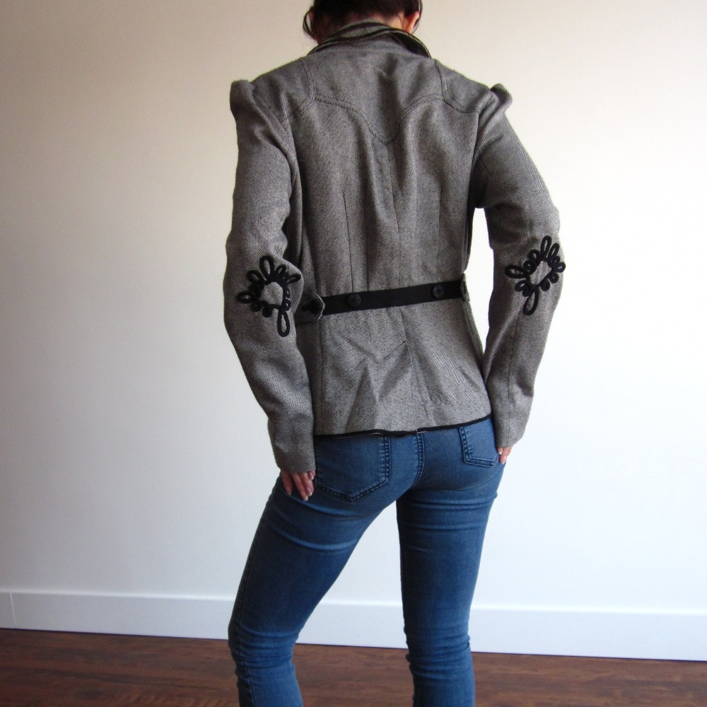 ✨HP✨ Tristan & Iseut - Puff Sleeve Wool Blazer - Picture 6 of 15